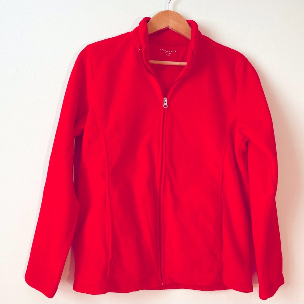 Laura Scott medium zip up warm top
